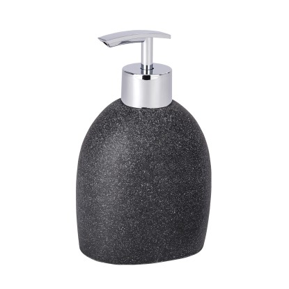 Wenko Dávkovač mýdla Puro 0,29 l polyresin 9,4 cm x 15,2 cm x 6,5 cm antracitový