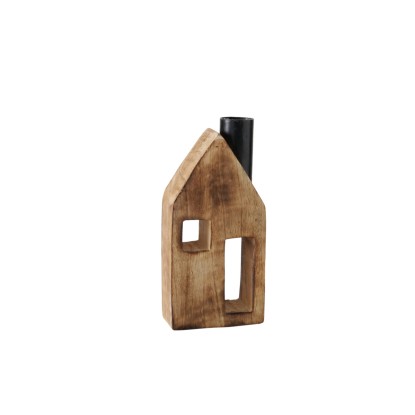 Boltze Home Stojací dekorace domeček Häusle přírodní 16 x 4 x 7,5 cm, 1 ks