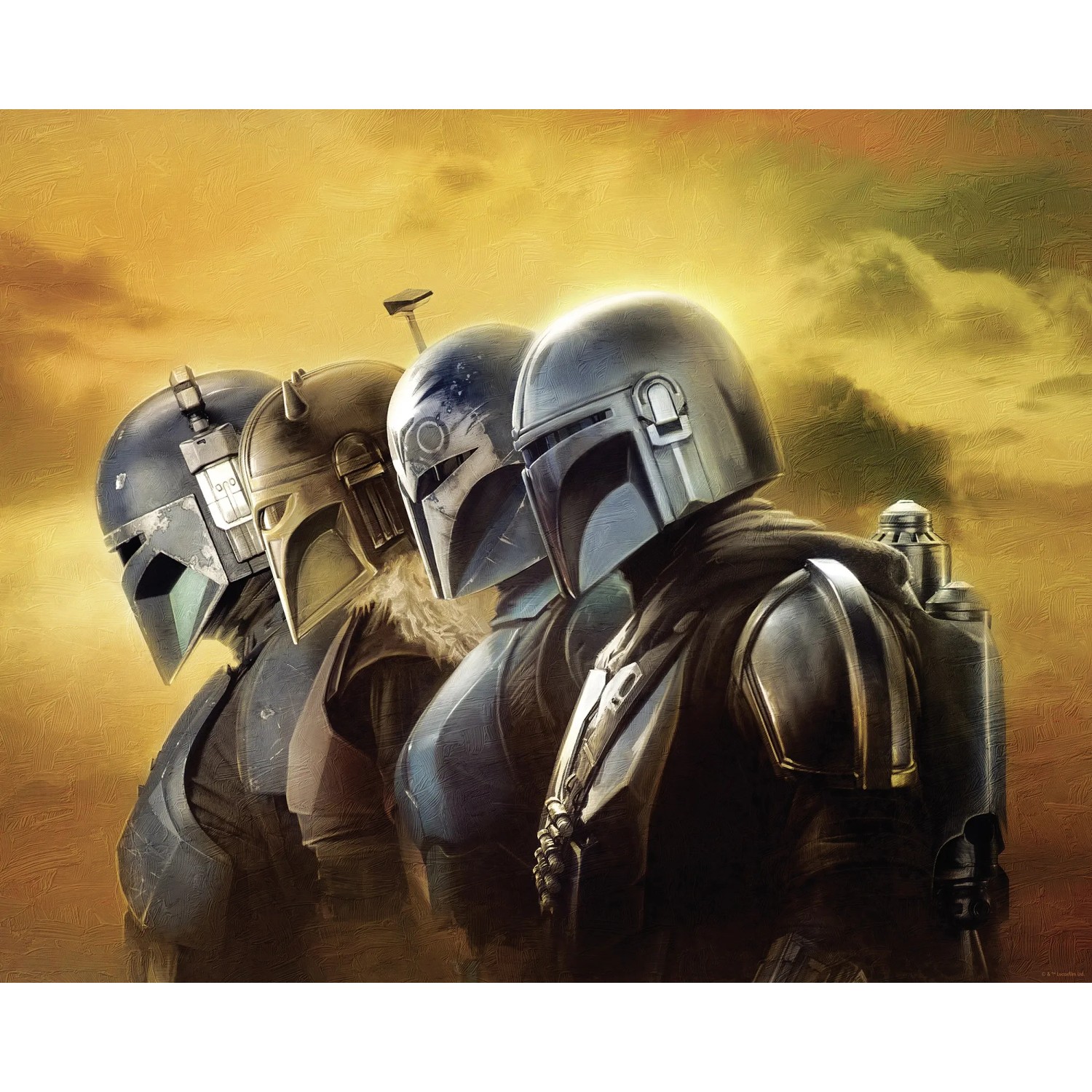Komar Plakát Star Wars The Mandalorian Line Up 40 x 50 cm
