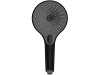 Wenko Ruční sprcha Ultimate Shower, 3 proudy, černá/šedá, pr. 13 cm