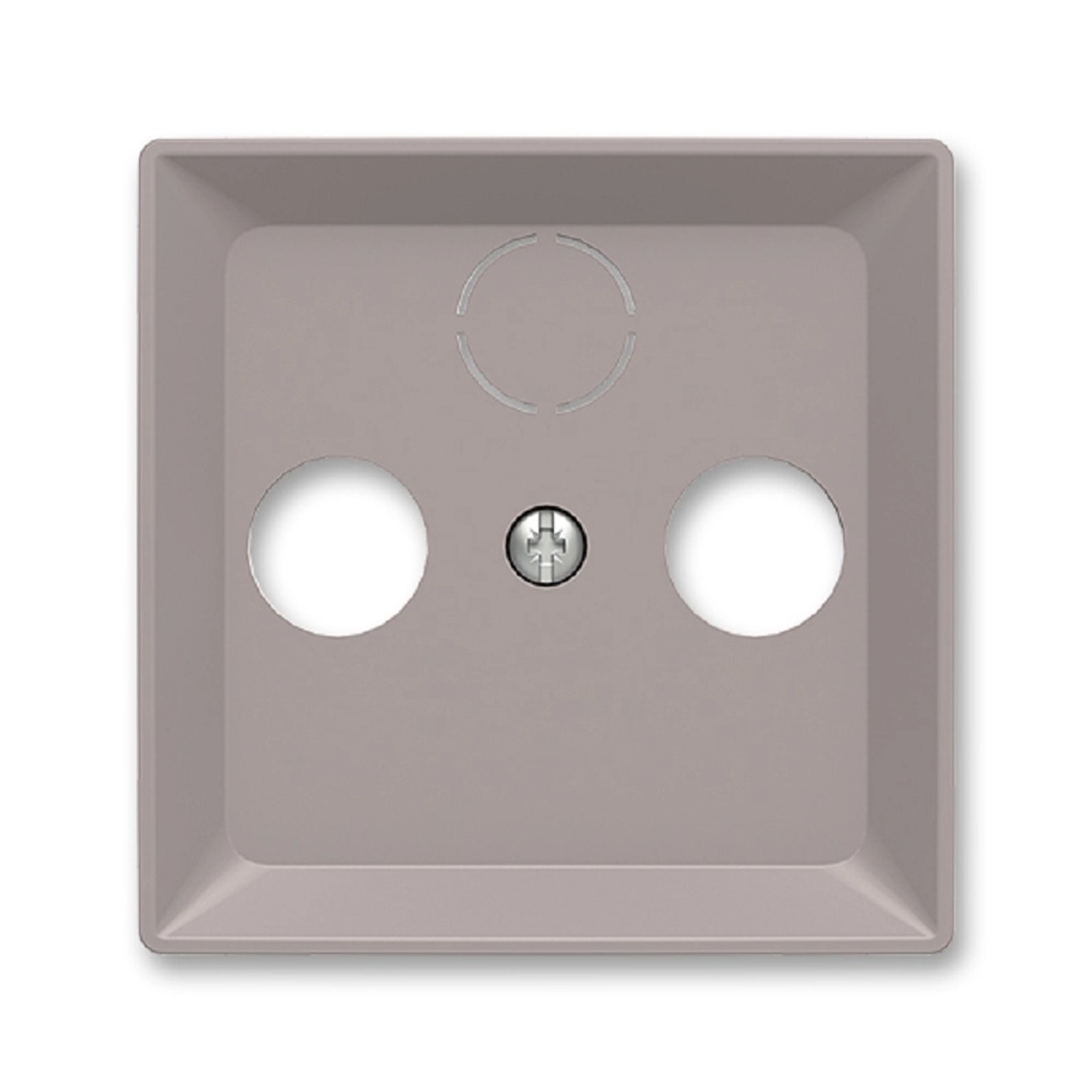 ABB Kryt zásuvky TV+R+SAT Zoni, greige