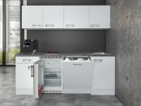 Flex-Well Kuchyně Joelina 210 cm/typ 6 - lednice/varná deska/myčka