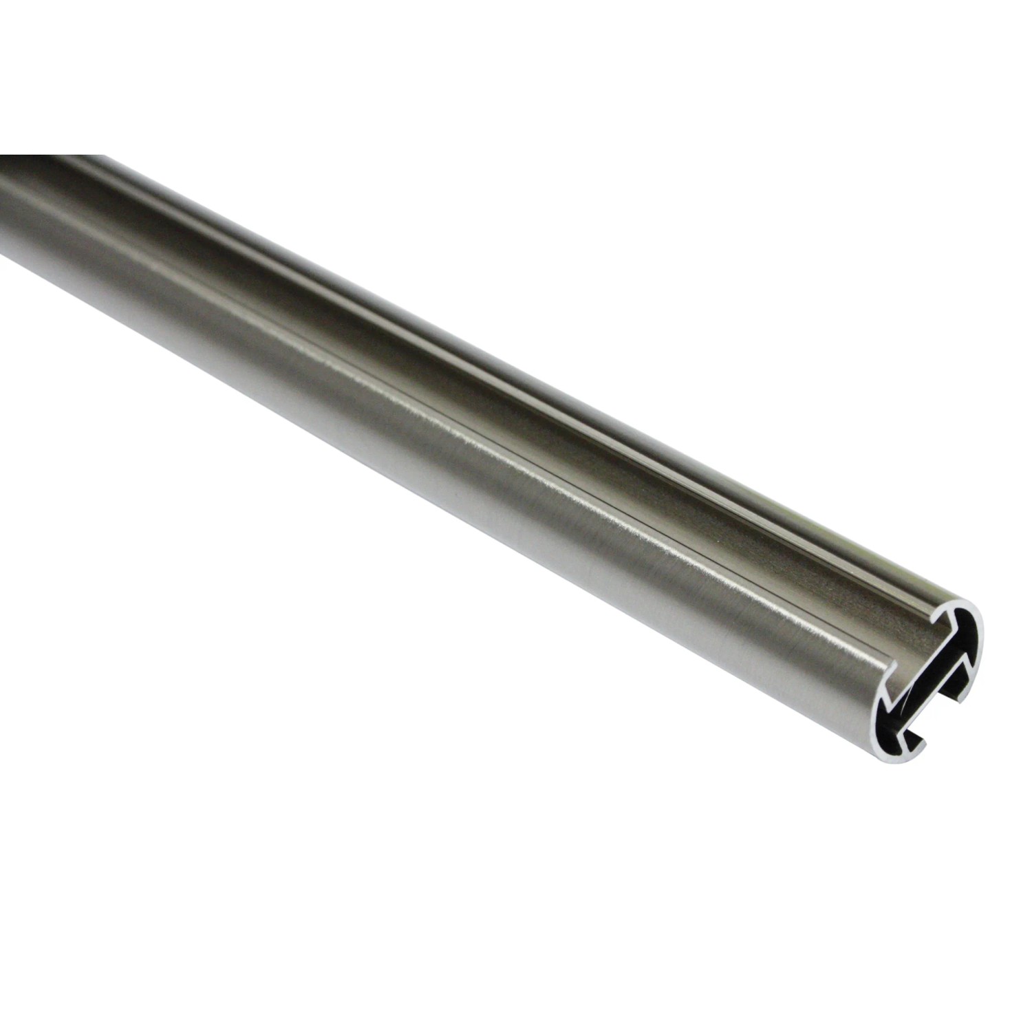 GARDINIA Záclonová kolejnička Chicago vzhled ušl.oceli pr. 20 mm x 200 cm