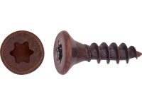 Uni vrut se zápustnou hlavou TX20 plný závit brynýrovaný 4x20 mm, 20 ks