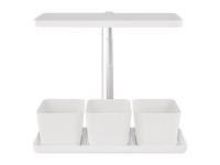 EMOS Pěstební LED lampa GROW, časovač, stmívatelná, biela, 7 W