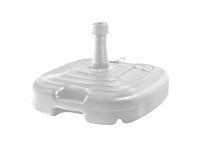 Plastový stojan na slunečník, bílá, 16 l