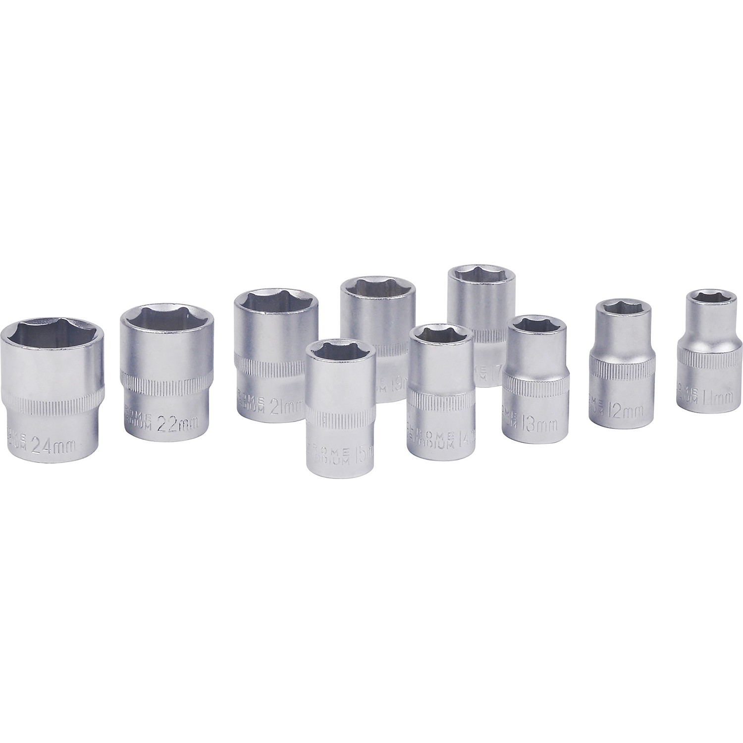 BWO Sada nástrčných hlavic 12,5 mm (1/2") 10dílná