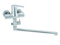 Paneláková bez příslušenství Titania Fresh chrom rozteč 100 mm