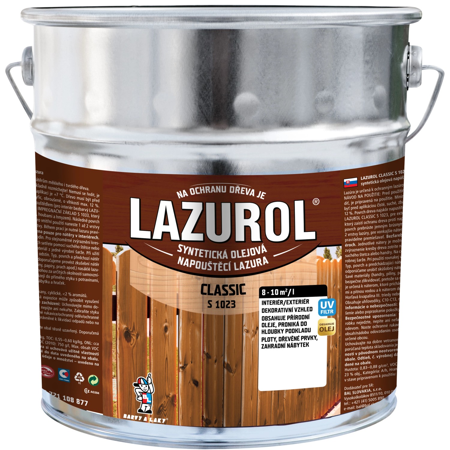 Lazurol Classic 022 palisandr 9l