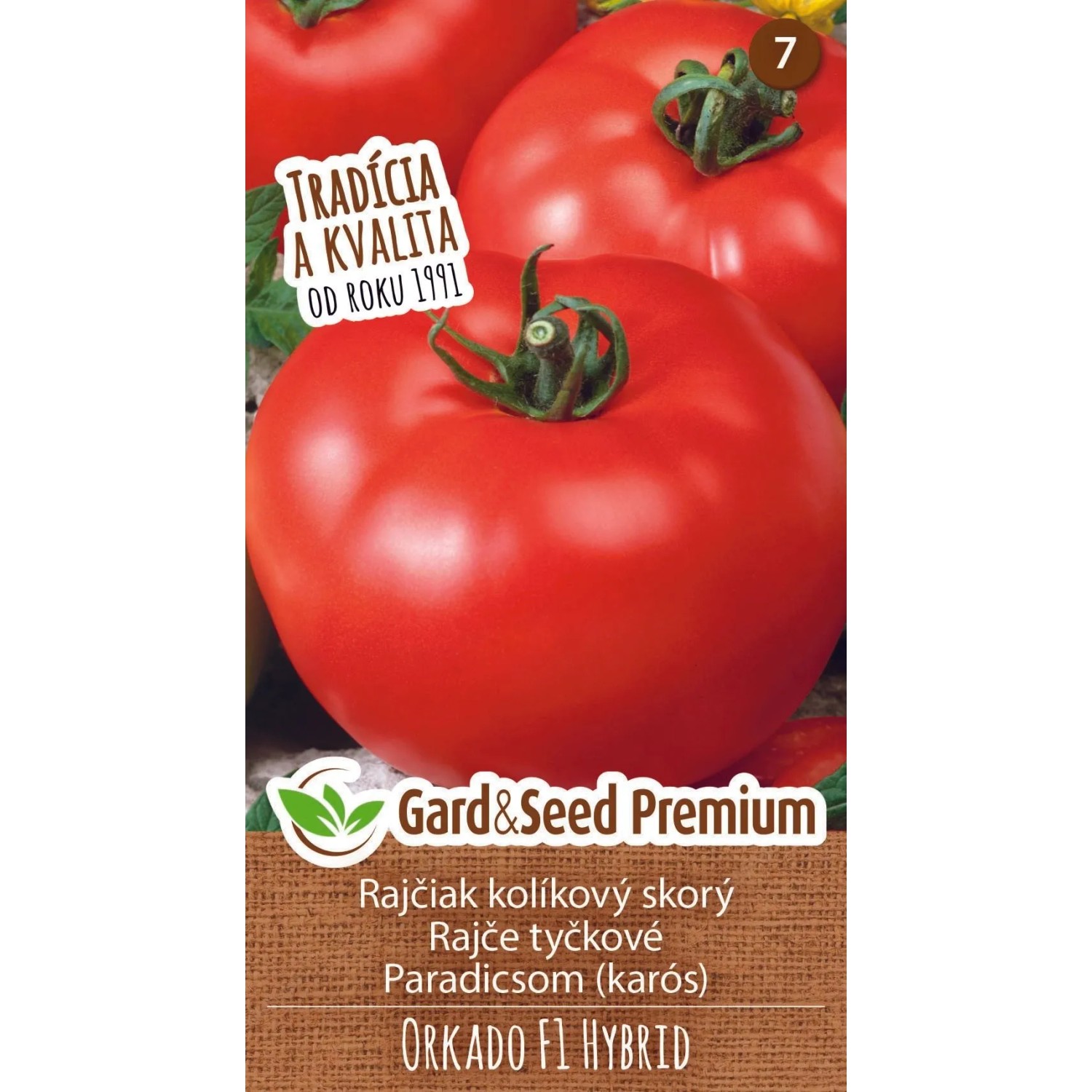 GardenSeed Premium Semínka Rajče tyčkové Orkado F1 Hybrid