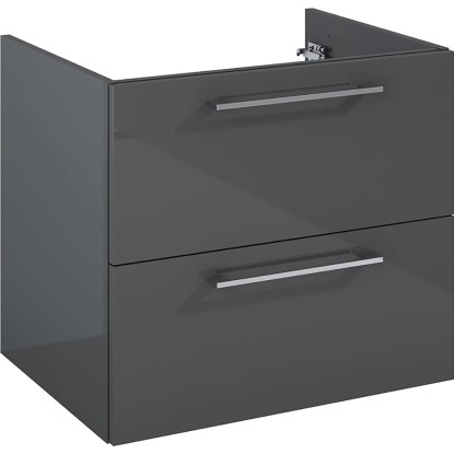 Maximus Skříňka pod umyvadlo Stylo, 2 zásuvky, antracitová, 60 cm