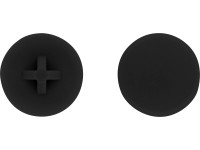 Plastová krytka na šrouby/vruty TX10 černá pr. 11 mm, 30 ks Plastová krytka na šrouby/vruty TX10 černá pr. 11 mm, 30 ks