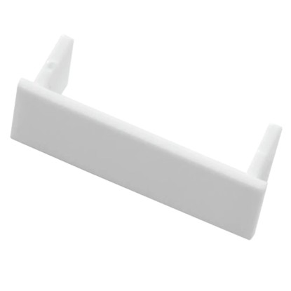 Gardinia Koncovka 1drážková bílá