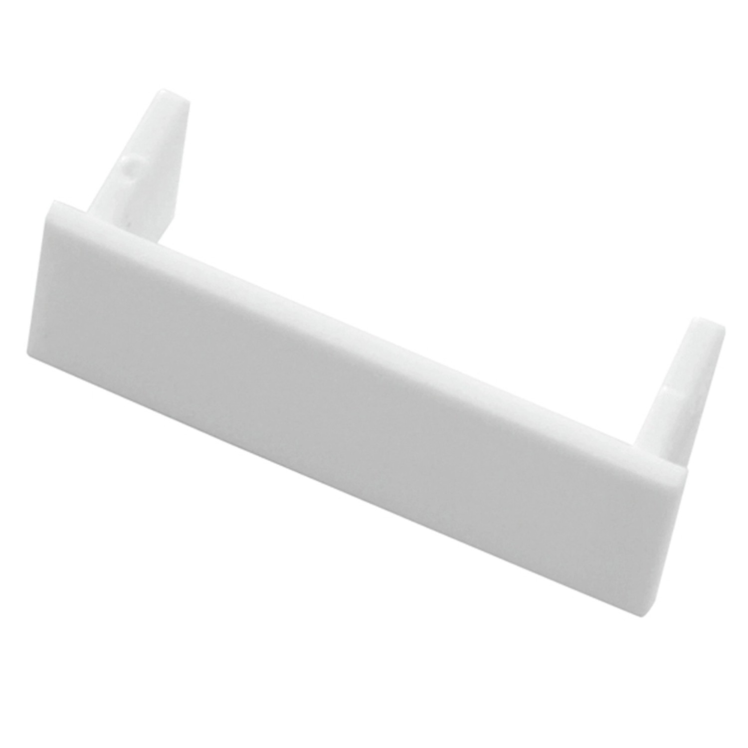 Gardinia Koncovka 1drážková bílá