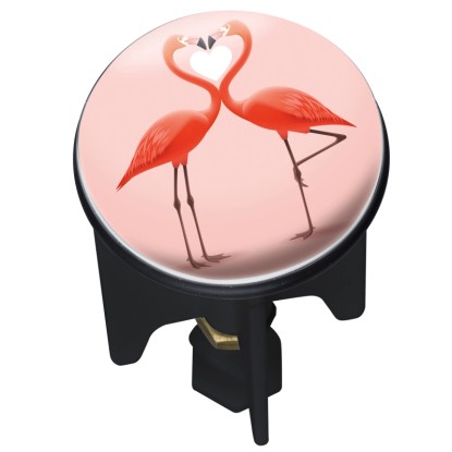 Wenko Zátka do odtoku Pluggy Flamingo Love