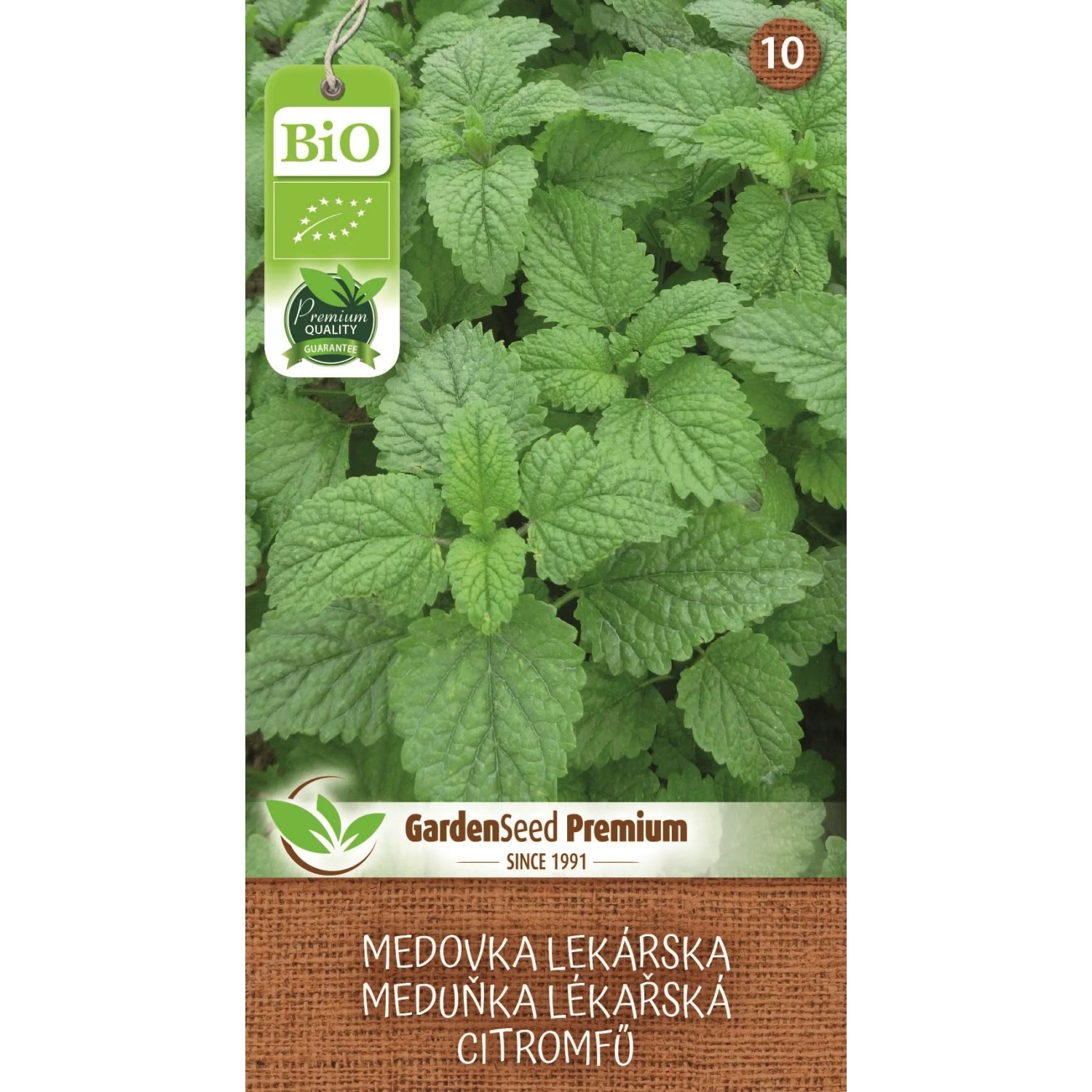 GardenSeed Premium Semínka BIO Meduňka lékařská