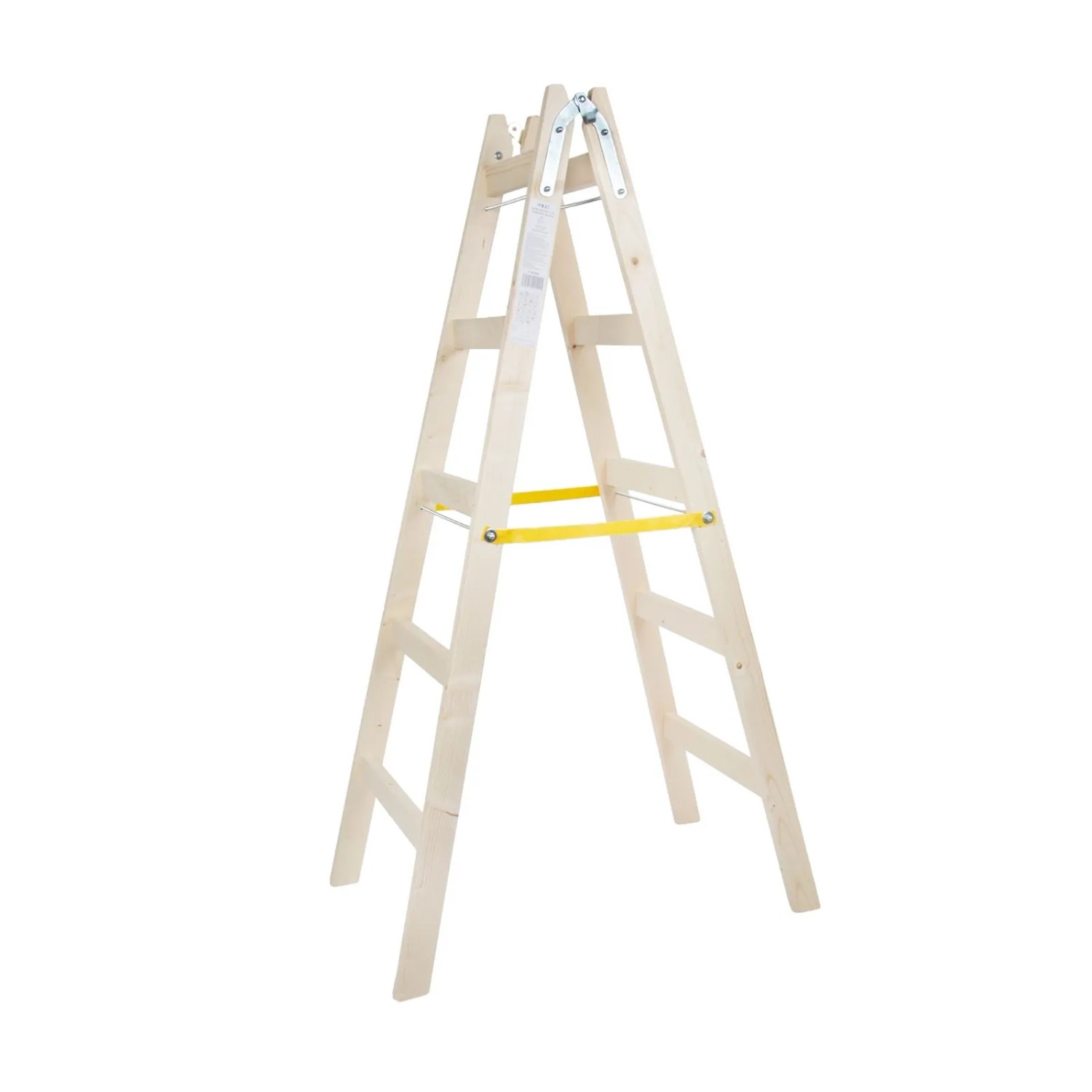 M.A.T. Štafle malířské dřevěné PROFI, 5 příček, nelakované, 160 x 54 x 14 cm