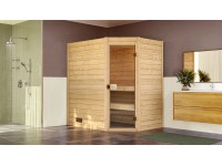 Weka Rohová sauna Valida z masivního dřeva 189 x 193 x 203,5 cm