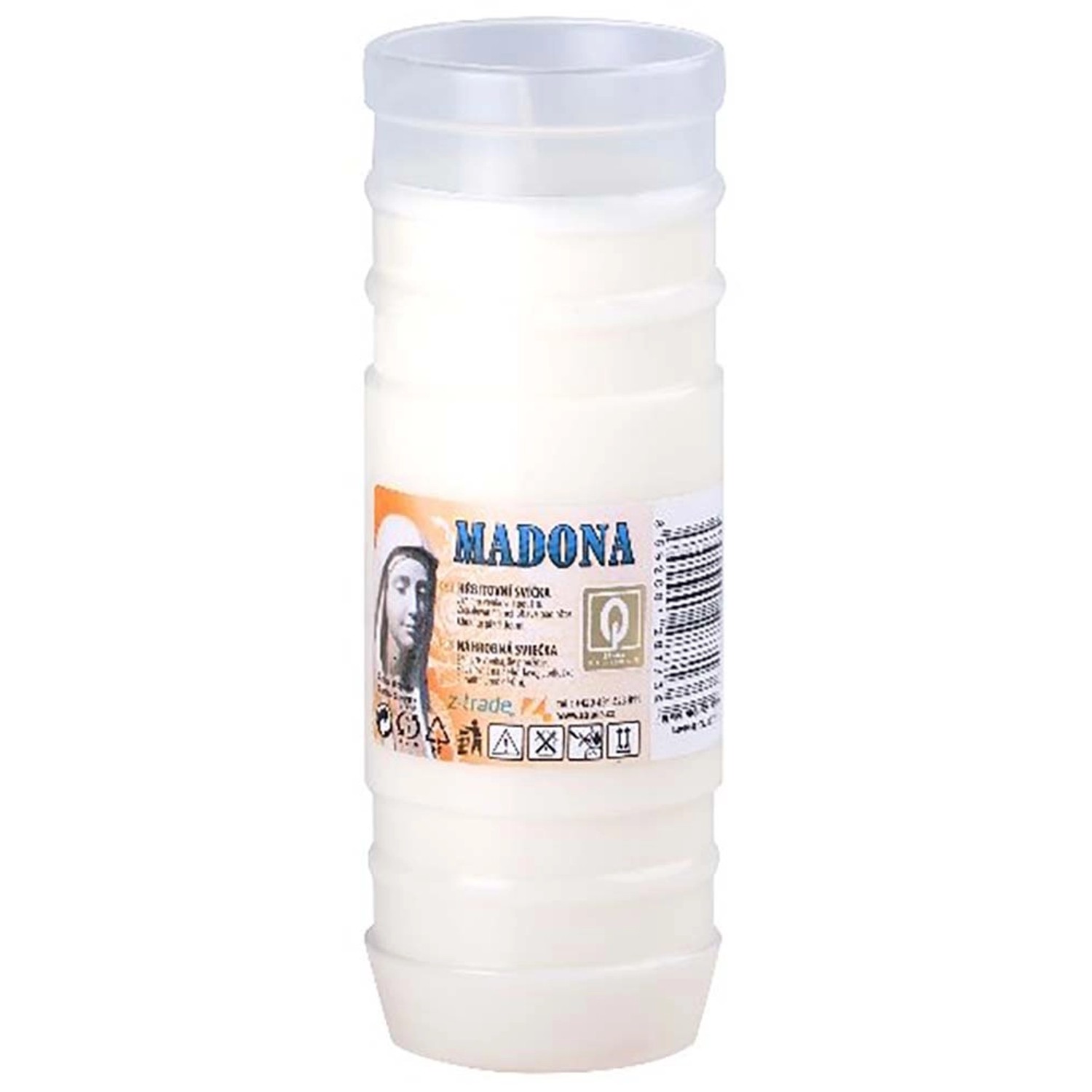 Litá náplň do hřbitovní lampy Madona, bílá, 350 g