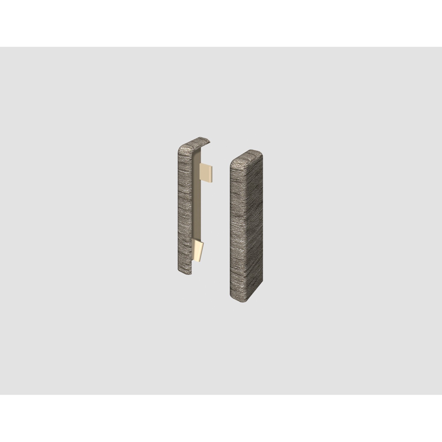 Egger Koncovka pro soklovou lištu CUBICAL dub šedý, 2 ks