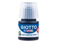GIOTTO Akrylová barva Decor Acrylic MATT černá, 25 ml GIOTTO Akrylová barva Decor Acrylic MATT černá, 25 ml