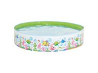 Bazén s pevnou stěnou mix barev 180 cm x 38 cm