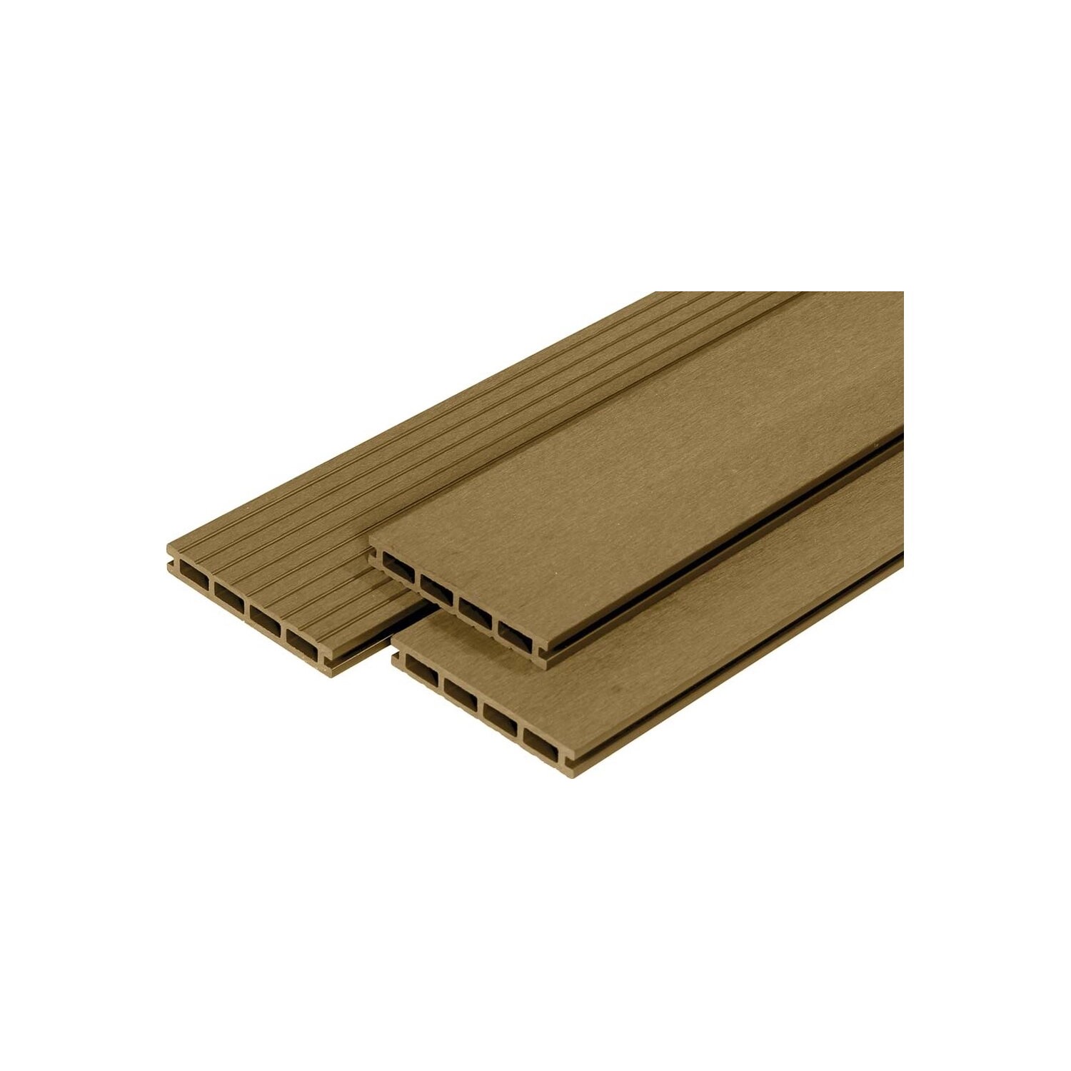 OBI WPC terasové prkno světle béžové 3000 x 21 x 145 mm