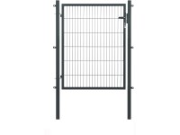 Floraworld Jednokřídlá branka Comfort dvojitá výplň antracitová 120 x 120 cm