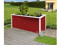 Weka Vyvýšený záhon Herba, švédská červená/bílá 205 x 80 x 81 cm
