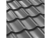 COVERNIT Plechová střešní krytina CLASSIC Tile RAL 7024 grafitová 1200 x 1200 mm