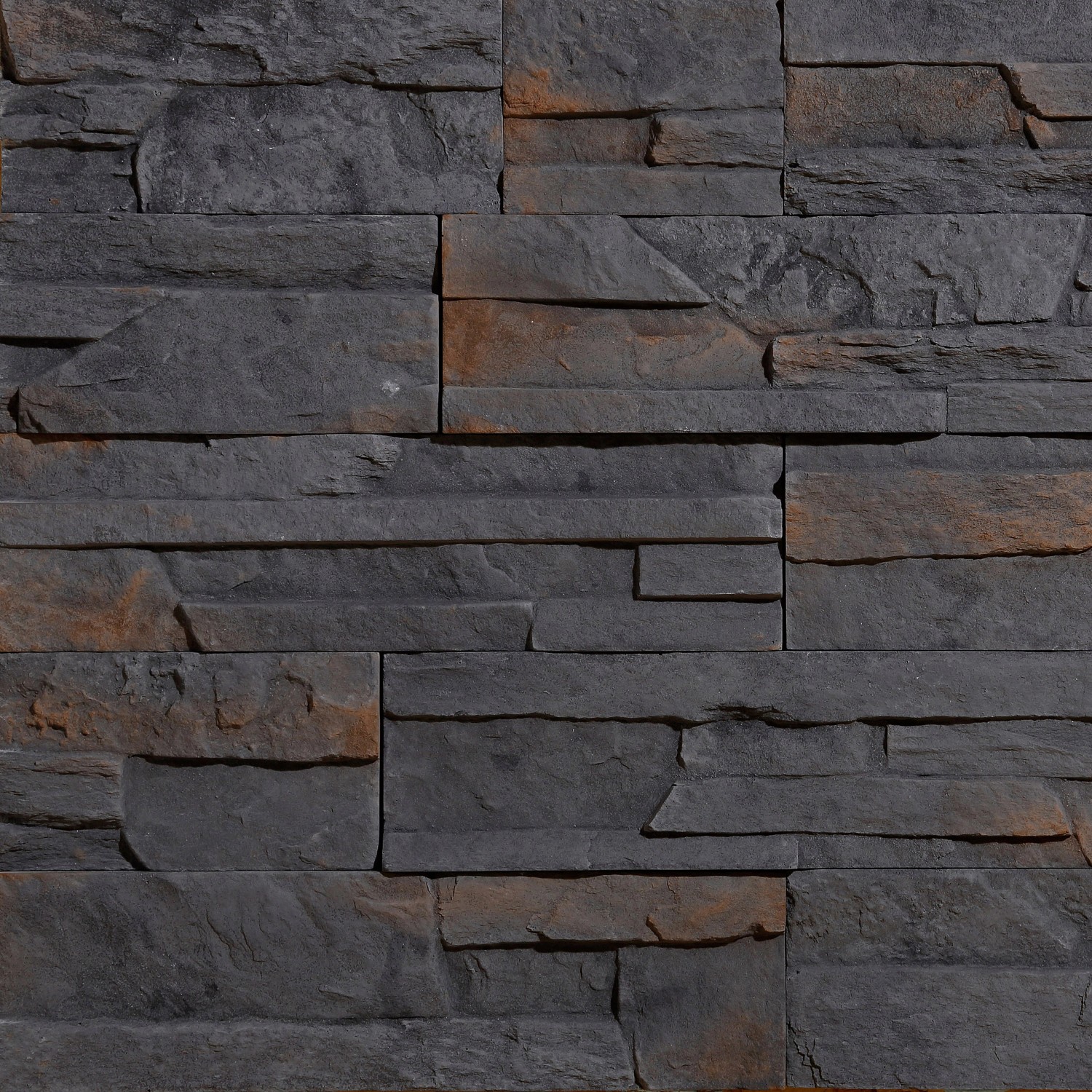 Roh Fasádní Stones Patan black 24x10 cm reliéfní RPATANBK