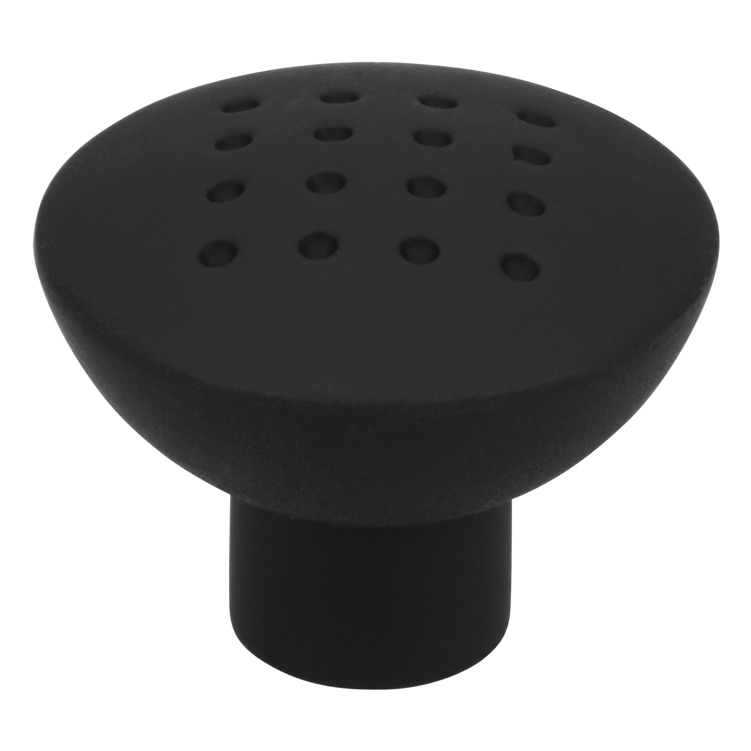 Siro Nábytková knopka SM873 kulatá, plast černý 34 mm