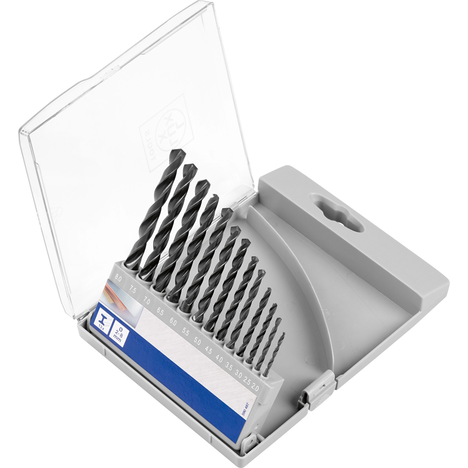 LUX Sada vrtáků do kovu Comfort, 13dílná