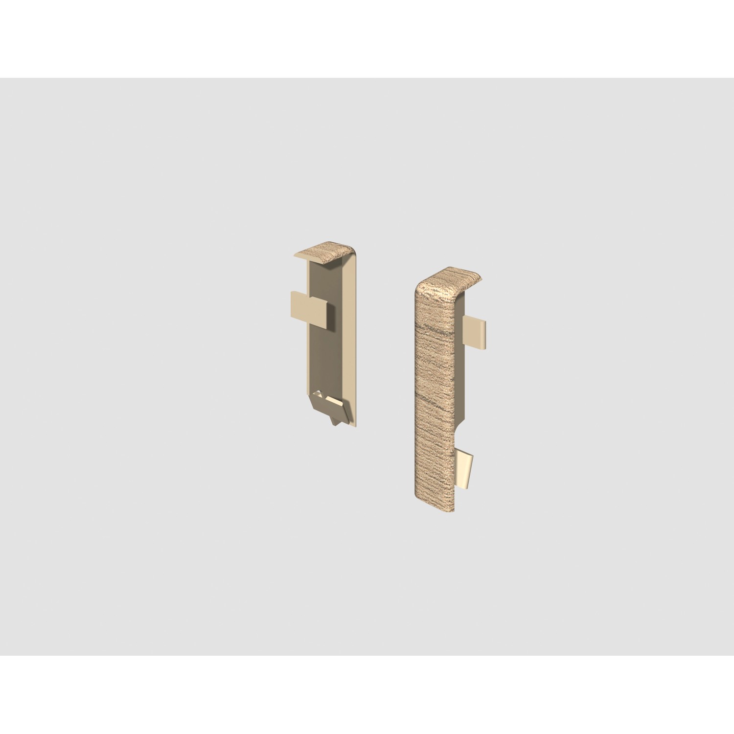 Egger Spojovací prvek pro soklovou lištu CUBICAL dub středně hnědý, 2 ks