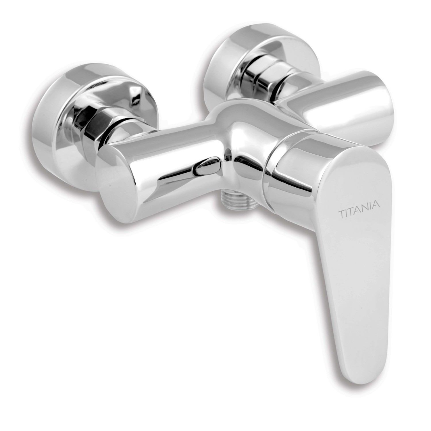 Baterie sprchová nástěnná 100 mm chrom