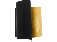 EGLO Nástěnné svítidlo 1bodové Flicetto černo-zlaté