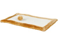 Trixie Škrabací podložka pro kočku s plyšovým okrajem 55 x 35 cm