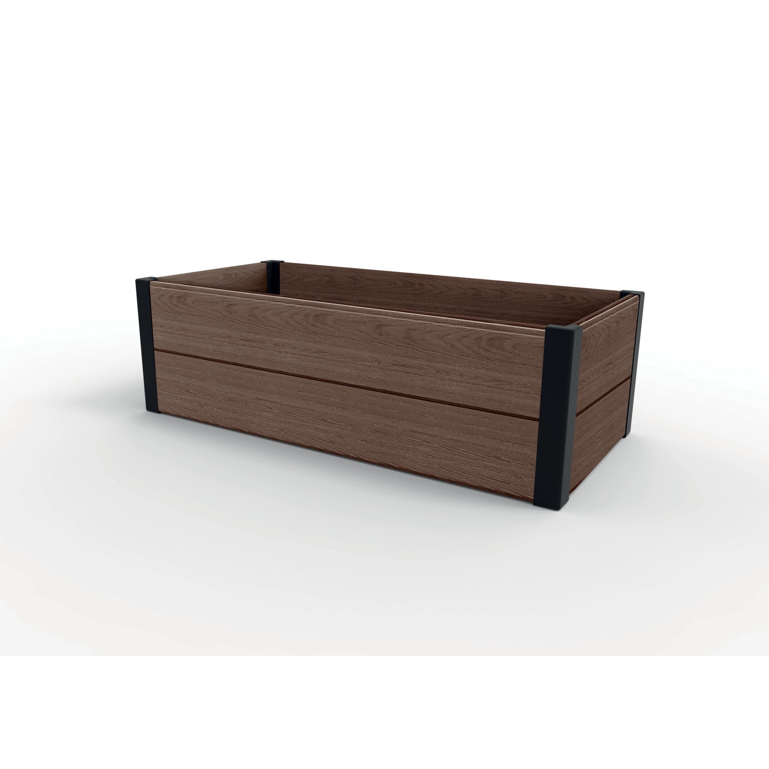 KETER Vyvýšený záhon Maple Trough hnědý 32 x 106 x 50 cm