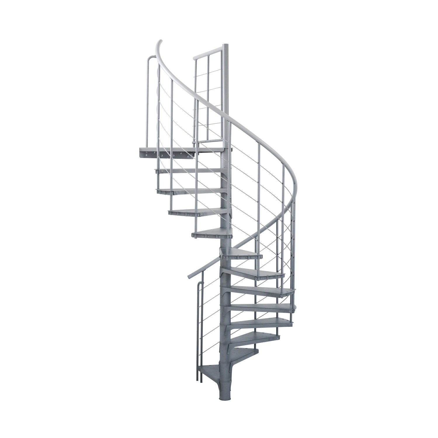 Minka STAIRS Kovové točité schodiště Spino Smart šedé pr. 160 cm