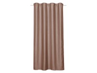 Sehlbach Závěs se skrytými poutky, Blackout Shine, hnědý, 175 x 135 cm