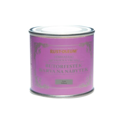 Rust-Oleum Barva na nábytek, metalíza stříbrná, 125 ml