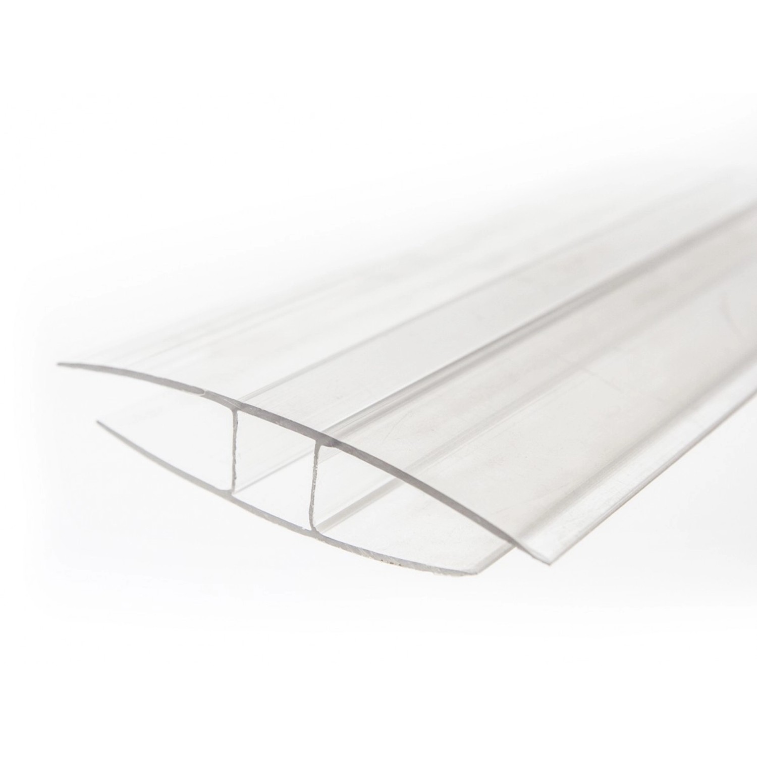 Spojovací H profil transparentní 8 mm, délka 2 m