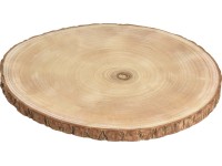 Plátek kmene stromu s kůrou, pr. 35 x 2 cm