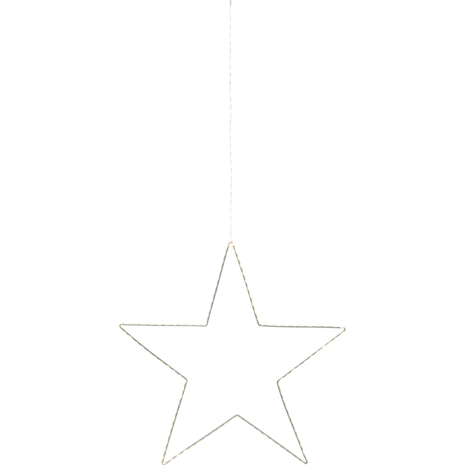 Vánoční LED dekorace hvězda, 140 diod, 58 cm