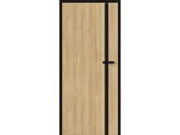 Voster Bezfalcové interiérové dveře MODERNO fólie Platinum, dub bavorský, 80 L/P