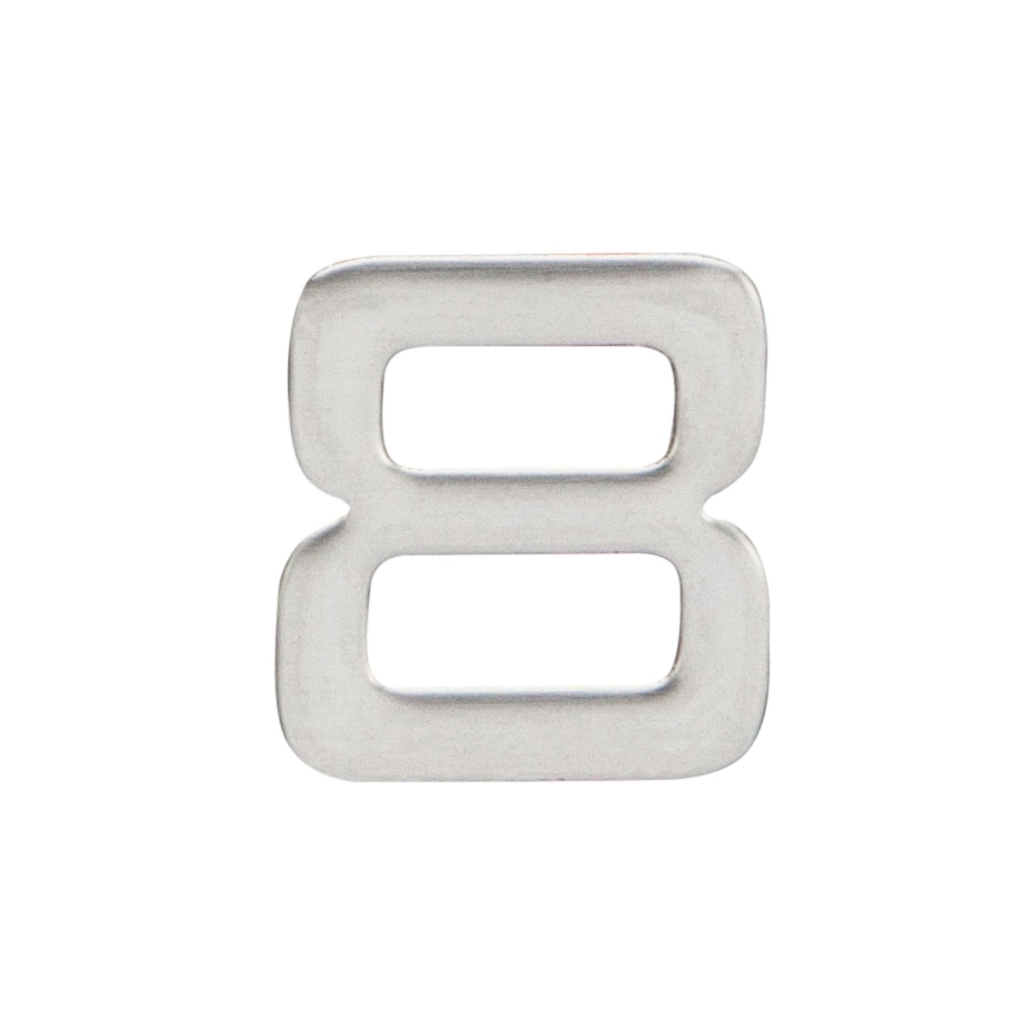 Cobra Číslice nalepovací 8 - 25 mm, nerez