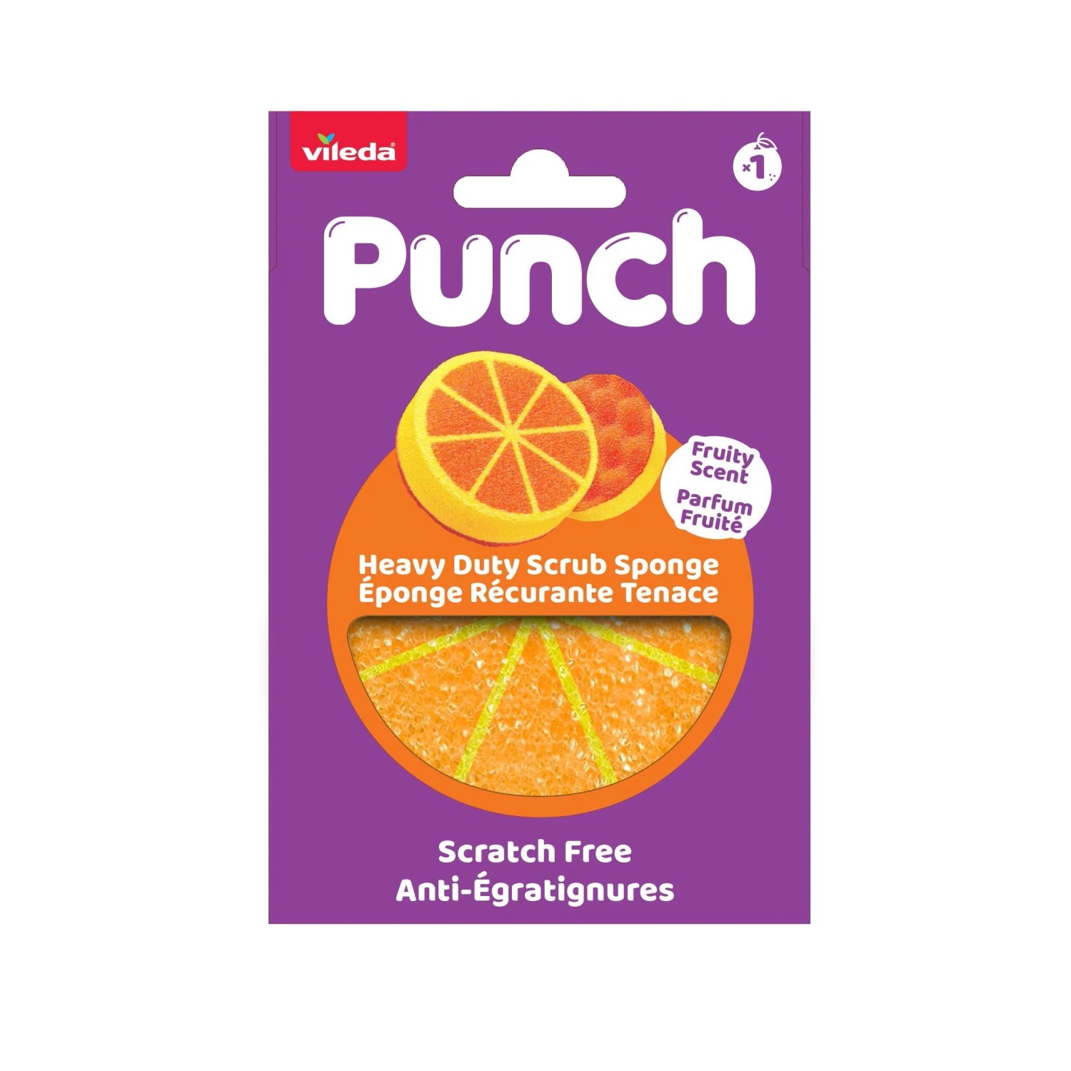 VILEDA Punch orange houbička 1 kus
