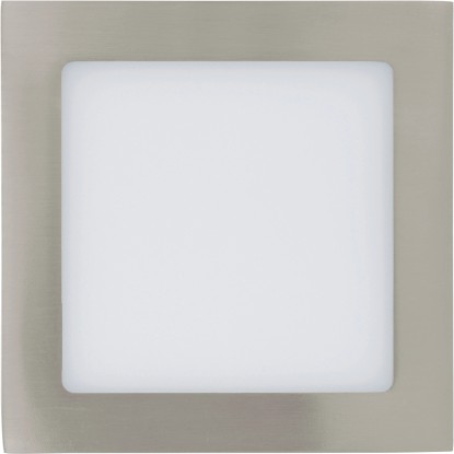 EGLO Vestavné LED svítidlo Fueva 1 nikl matný hranaté barva teplá bílá