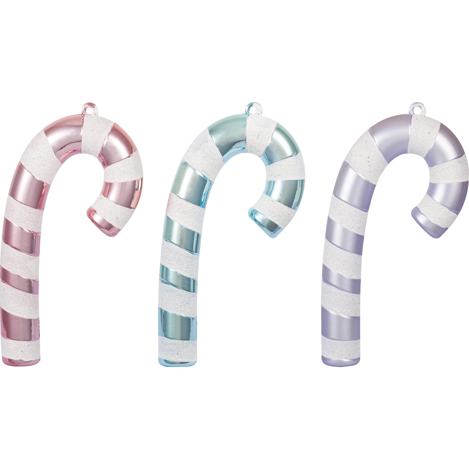 Sada ozdob na stromeček mix barev, 6 ks