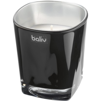 baliv Svíčka Industrial skleněná černo-bílá